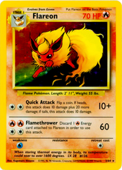 Flareon 3/64 Holo Rare - Missing Jungle Set Symbol ERROR